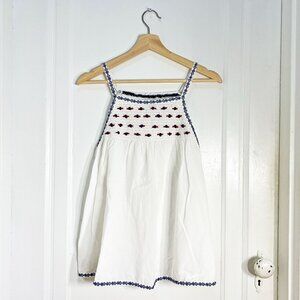 Anthropologie Pilcro Embroidered Tank Top